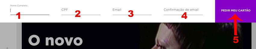 como solicitar cartão nubank passos