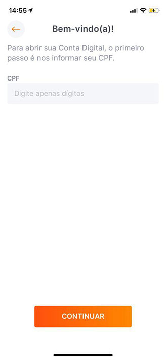 como abrir uma conta no banco inter pelo app