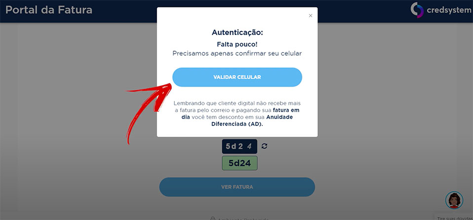 como emitir 2ª via da fatura cartão mais pelo site