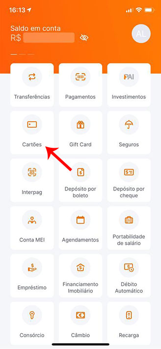 como gerar 2ª via fatura cartão inter app