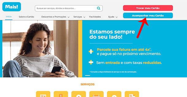 como rastrear o cartão mais