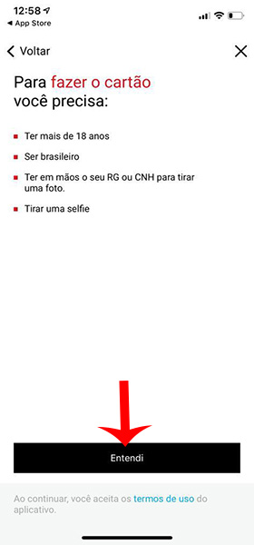 como solicitar cartão renner pelo aplicativo