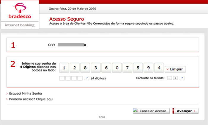 como tirar 2ª Via da Fatura Online Bradescard