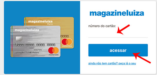 como emitir 2ª via fatura cartão magazine luiza pelo site