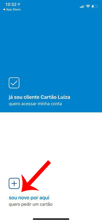 como solicitar cartão magazine luiza pelo aplicativo